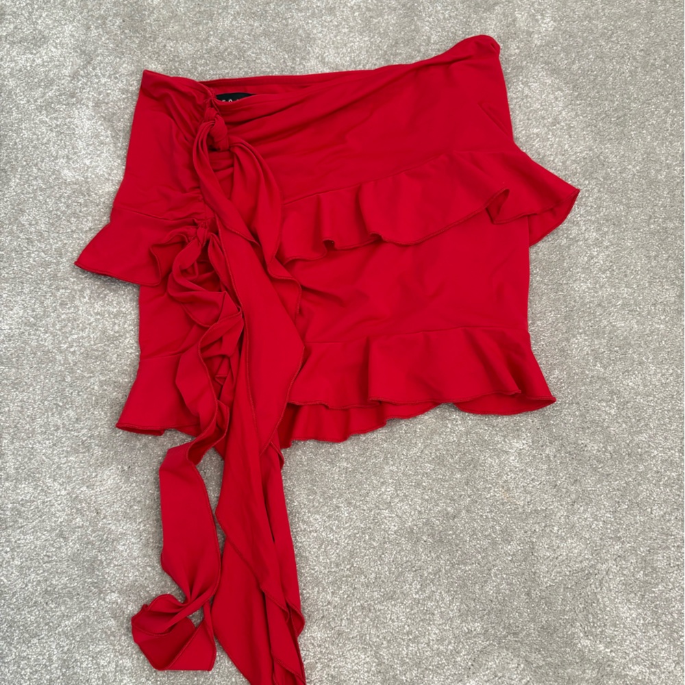 Lioness Red Mini Skirt